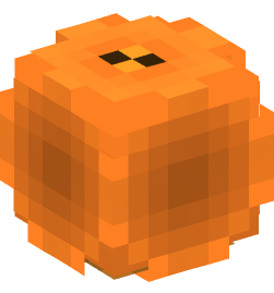 Jack O'Lantern Minecraft Block Head