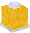 Голова — Коробка для салфеток (желтая)