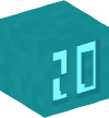 Голова — Сине-зелёный блок — 20
