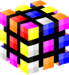 Голова — Кубик Рубика (с розовым)