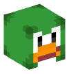 Голова — Клубный Пингвин (Зеленый) — 36308