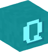 Голова — Сине-зелёный блок — Q