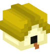 Голова — Желтый скворечник с желтой крышей