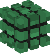 Head — Green Rubik's Cube
