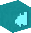 Голова — Сине-зелёный блок — назад 2