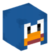 Голова — Клубный Пингвин (Синий)