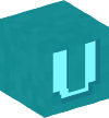 Голова — Сине-зелёный блок — U
