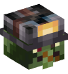 Head — Zombie Villager Miner