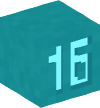 Голова — Сине-зелёный блок — 16