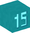 Голова — Сине-зелёный блок — 15