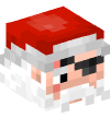 Head — Pirate Santa Claus