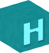 Голова — Сине-зелёный блок — H