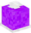 Голова — Коробка для салфеток (фиолетовая)