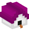 Голова — Серый скворечник с фиолетовой крышей