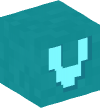 Голова — Сине-зелёный блок — V