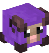 Голова — Фиолетовый барашек (фигурка)