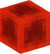 Голова — Блок из красного камня — 18385