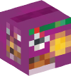 Голова — Коробка с хлопьями (фиолетовая)