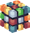 Голова — Кубик Рубика (блёклый)