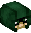 Голова — Зеленый блок — стрелка