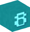 Голова — Сине-зелёный блок — 8