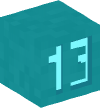Голова — Сине-зелёный блок — 13