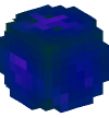 Head — Bowlingball (blue) — 11551