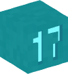 Голова — Сине-зелёный блок — 17