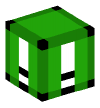 Голова — Зеленый блок — восклицательный знак с гранями