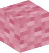 Голова — Розовый блок шерсти