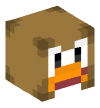 Head — Club Penguin (Brown)