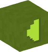 Голова — Зеленый блок — назад