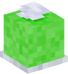 Head — Tissue Box (lime)