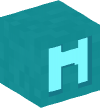 Голова — Сине-зелёный блок — M