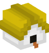 Голова — Белый скворечник с желтой крышей