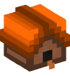 Голова — Темно-оранжевый скворечник