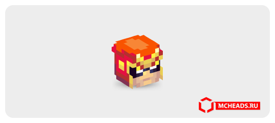 Captain Falcon (персонаж аниме) — Голова Майнкрафт