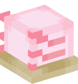 Minecraft Mob Head Minis Pink Axolotls Figure