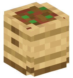 Minecraft head — Food and drink