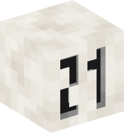 Minecraft head — Alphabet