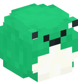 Plush Frog — Minecraft head