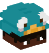 Head — Man with Perry Hat
