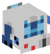 Head — 8-Bit (Blue)