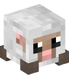 Head — Baby Sheep (white)