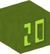 Голова — Зеленый блок — 20