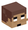 Head — Emoticon Herobrine (Lying)