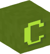 Голова — Зеленый блок — C