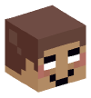 Head — Emoticon Herobrine (Happy Blush)