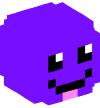 Голова — Смайлик (фиолетовый)