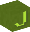 Голова — Зеленый блок — J